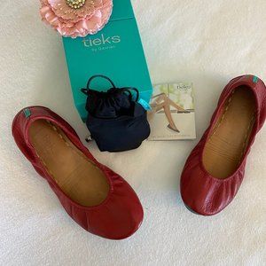 Tieks – Cardinal Red Size 6